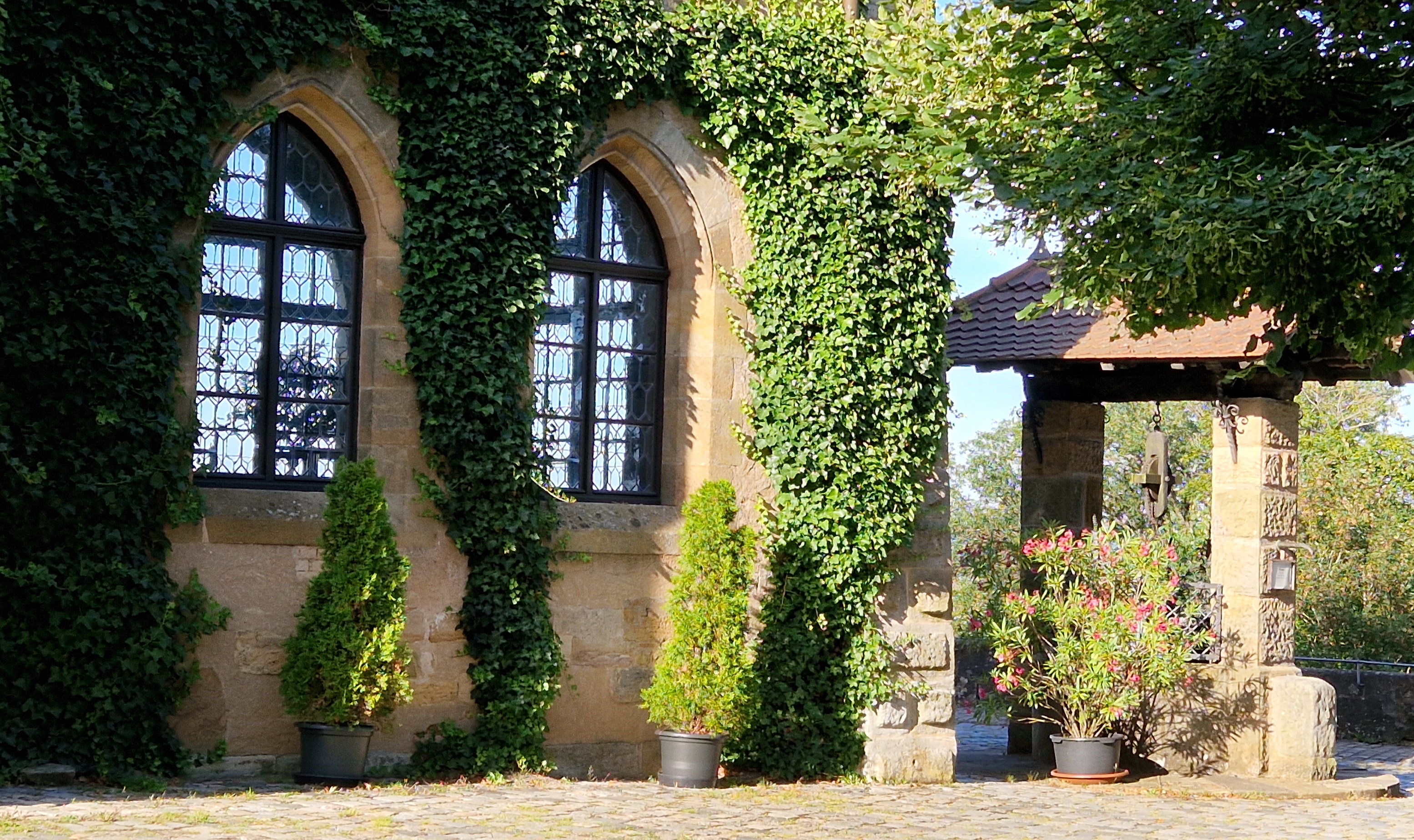 der Brunnen der Altenburg zu Bamberg